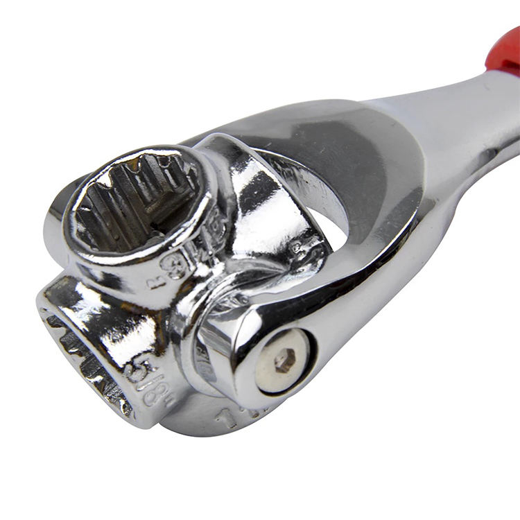 Universal Spanner Eight in One Multi-Function Socket Dog Bone Spanner Screwing Screws Multi Head Rotary Movable Spanner