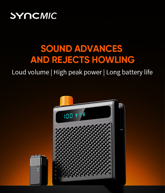 "Little Bee" Wireless Voice Amplifier — New Model Wireless Microphone for Teachers, Tour Guides, and Retail Promotions