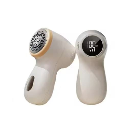 New lint remover with digital display, portable household hair remover, 2-in-1 rechargeable hair removal device