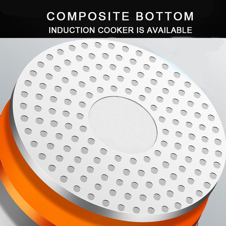 Aluminum alloy gas and induction use stainless steel mirror finished aluminum pressure cooker