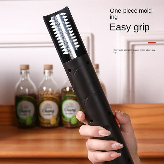 New electric fish scaler, handheld, rechargeable, fully automatic, stainless steel blade fish scaler tool