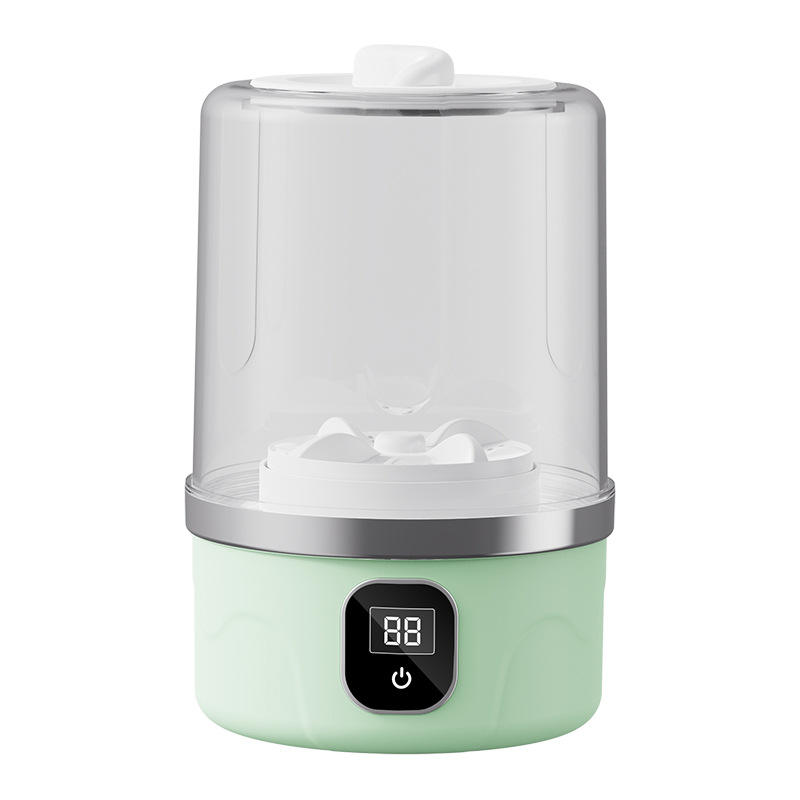 Portable mini household washing machine with USB rechargeable function for washing underwear and socks; cordless electric washing cup.