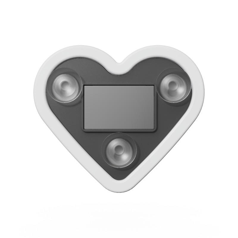 Car Love Light Solar Wireless Decorative Light LED Warning Light Triangle Window Rear Window Car Fun Atmosphere Light