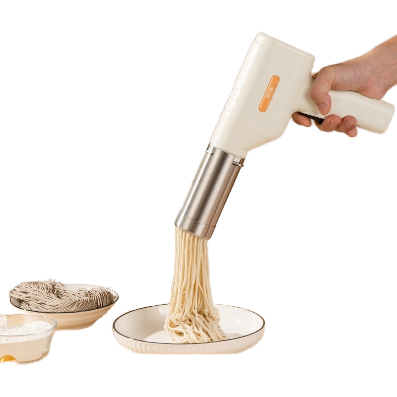 Multifunctional Handheld Noodle Maker, Wireless Electric Home Use, 5-Head Portable Rechargeable Noodle Press for Kitchens
