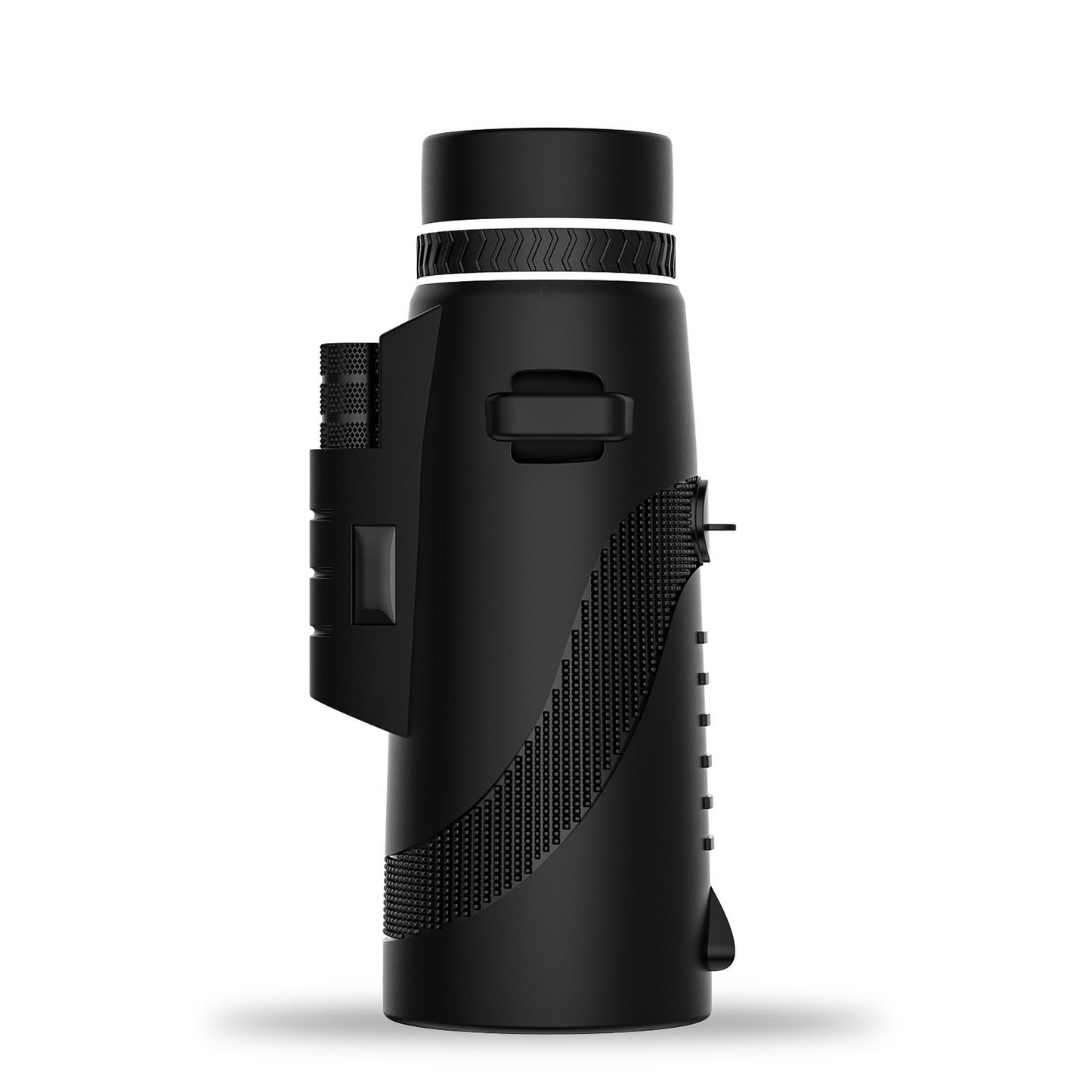 Long-range HD telescope with tripod and phone holder, suitable for outdoor hunting, camping, hiking, and travel.