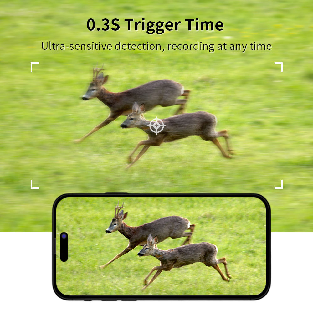 JerderFo A8 UCN cellular 4G LTE deer real-time stream tracking camera hunting camera 4G camera wildlife 940 no light solar panel