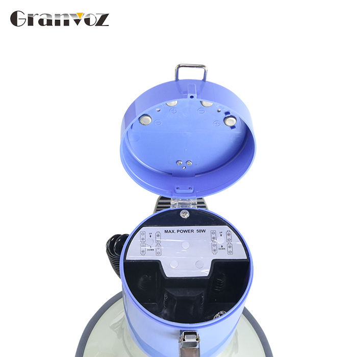 50W Emergency Handheld Loudspeaker 12V Loudspeaker High volume Speaker Can Record and Loop Playback