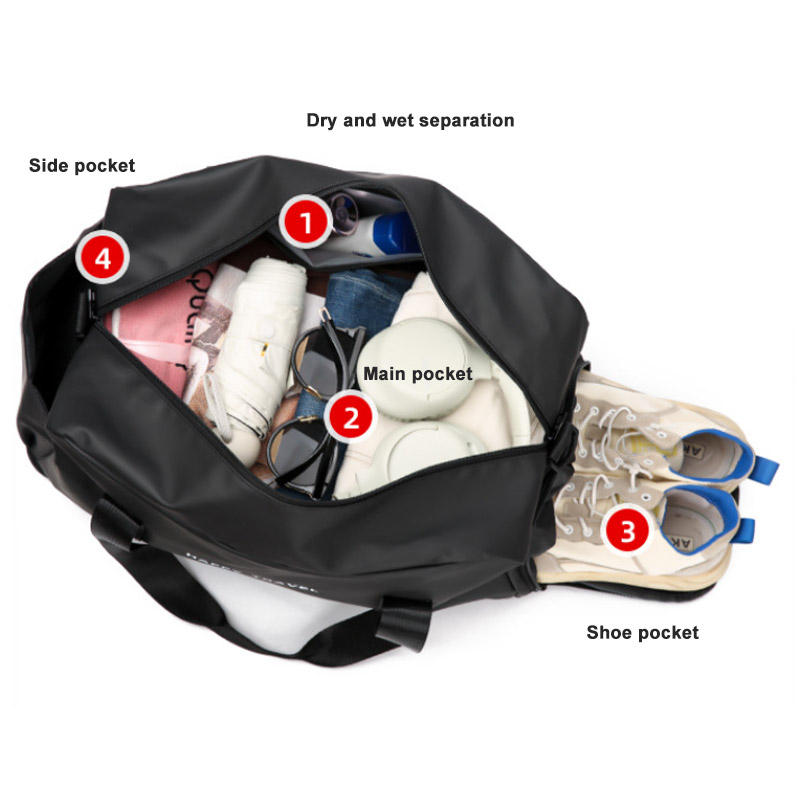 Short trip storage bag, lightweight luggage bag, business trip large-capacity handbag, travel gym bag, training bag