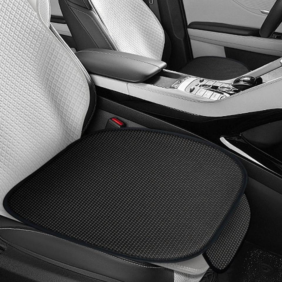 Ice Silk Car Seat Cushion 3-Piece Set — Universal All-Season Seat Pads & Mats