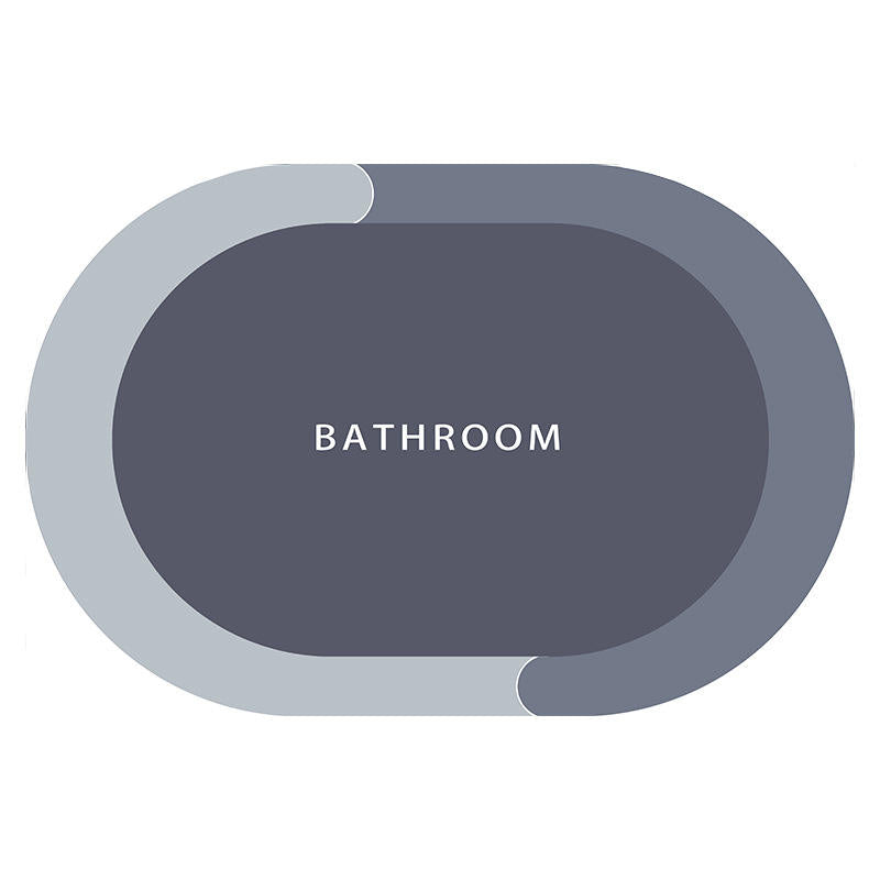 Hot-selling bathroom anti-slip mat, household toilet floor mat, water-absorbing and stain-resistant mat, diatomaceous earth foot mat