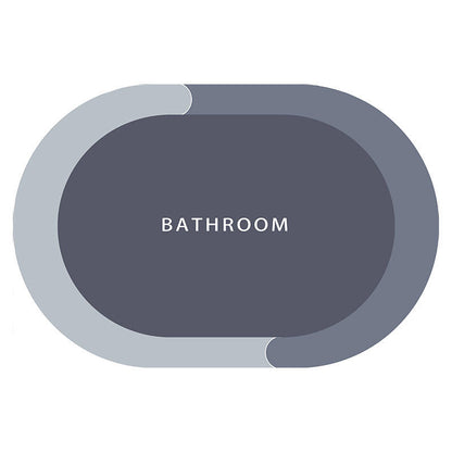 Hot-selling bathroom anti-slip mat, household toilet floor mat, water-absorbing and stain-resistant mat, diatomaceous earth foot mat
