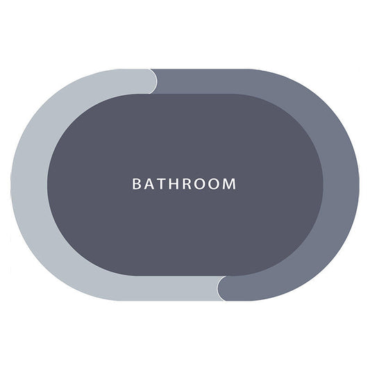 Hot-selling bathroom anti-slip mat, household toilet floor mat, water-absorbing and stain-resistant mat, diatomaceous earth foot mat
