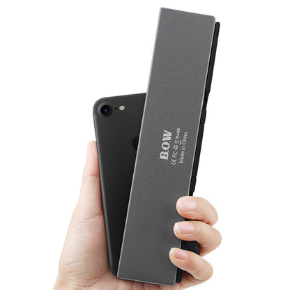 Foldable Mini-Keyboard with a Premium Business Aesthetic — Rechargeable, Compatible with Mobile Phones and Computers, Ideal for Office Use