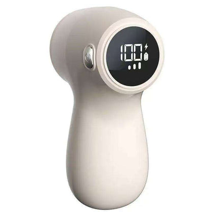 New lint remover with digital display, portable household hair remover, 2-in-1 rechargeable hair removal device
