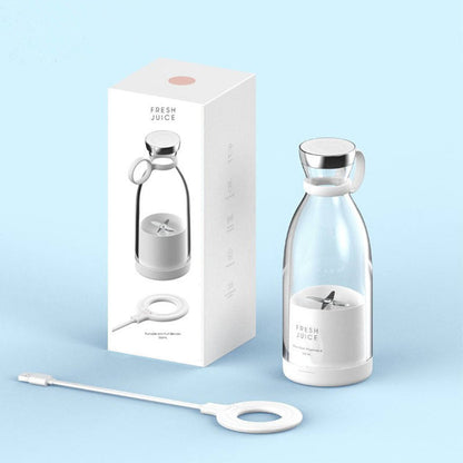 Portable electric juicer, wireless charging, small household juicer cup 350ml