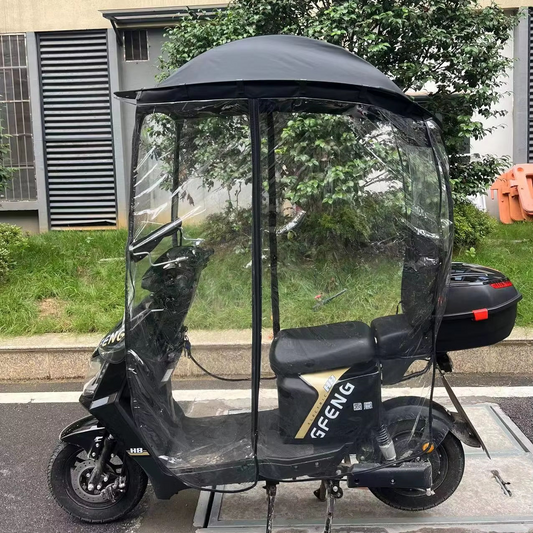 Full-coverage electric bicycle sunshade scooter bicycle motorcycle scooter rain day