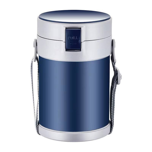 304 Stainless Steel Insulated Pot for Adults, Students, Office Workers, and Lunch Boxes (Multi-Layer)2.3L