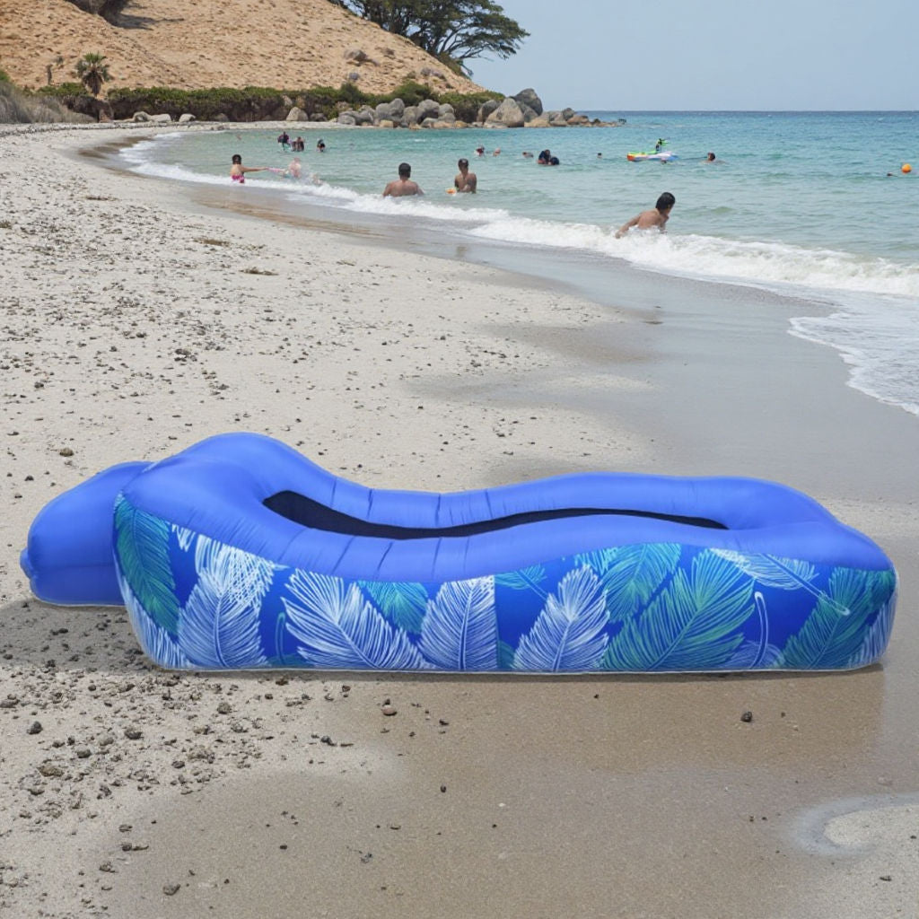 Outdoor Multifunctional Lazy Inflatable Sofa Bed, Automatic and Quick Inflation, Camping, Picnic, Lunch Break, Anti-Tipping Air Mat, Amphibious Use