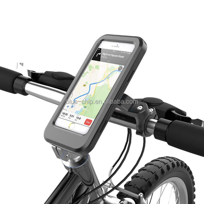 New waterproof navigation phone holder for motorcycles, delivery riders, fully enclosed touchscreen electric scooter rain cover.