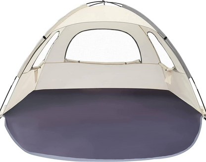Seaside beach UV resistant, durable, lightweight, windproof, rainproof, foldable Oxford automatic outdoor camping tent