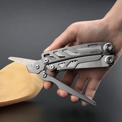 Multi-functional stainless steel folding pliers, outdoor camping emergency repair tool