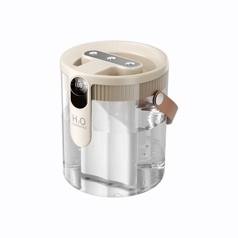 New 1.5L Home Humidifier — Ultra-Quiet, Triple-Mist Output, High Volume, Cordless & Portable — Compact Desktop Unit for Bedrooms and Offices