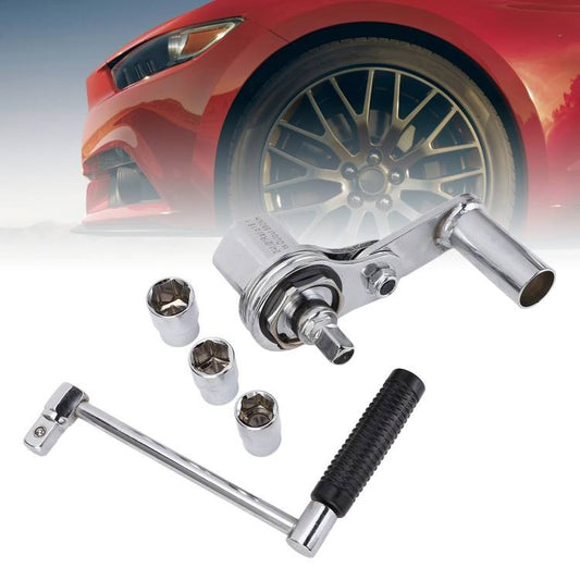 Easy-use wrench for cars and SUVs, power-boosting wrench for removing car tires, portable car tool.