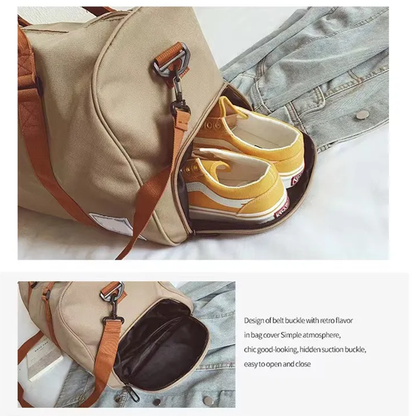 New stylish men's luggage bag, gym bag, casual sports travel bag, tote bag