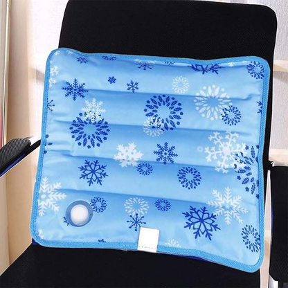 Multi-functional foldable ice pad summer cooling gel seat cushion water seat cushion ice seat cushion water mattress