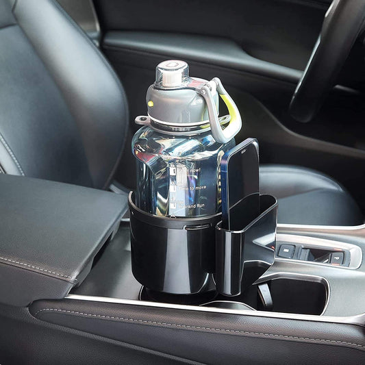 2-in-1 Car Cup Holder, Multifunctional Car Cup Holder, Phone Holder, Extra Large Car Cup and Beverage Holder
