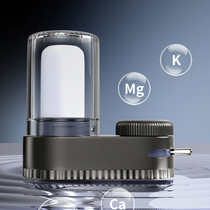 Supportable, washable, long-life household seven-stage faucet water purifier