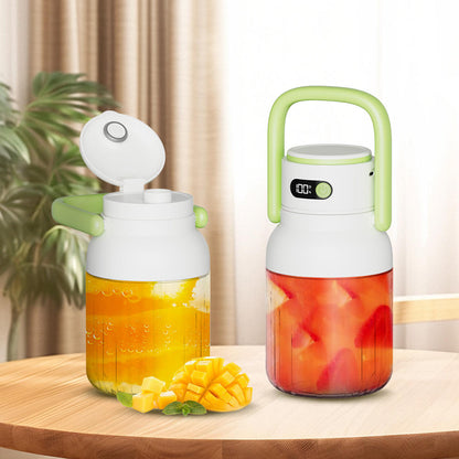 Portable juicer, small household juicer, wireless charging, electric fruit juicer cup1000ml