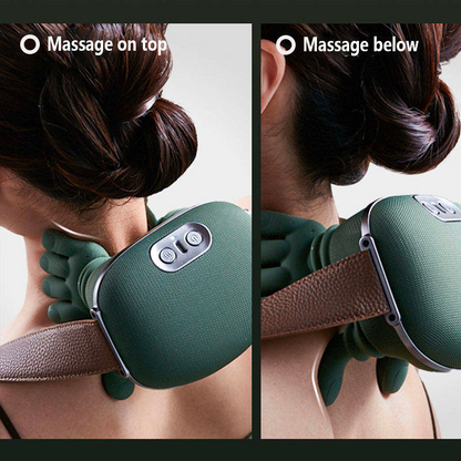 Multifunctional mini trapezius portable home shoulder and neck kneading massage heating shawl cervical vertebra small massager