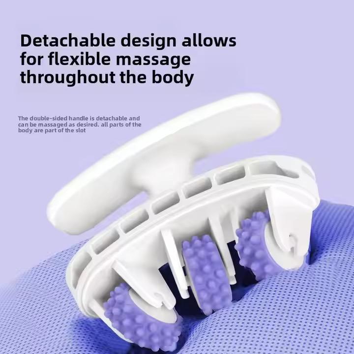New Yoga Wheel Circular Leg Roller, Deep Leg Muscle Relaxation and Massage Equipment for Fitness and Exercise