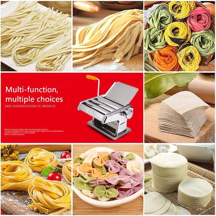 Small multi-functional noodle press, household noodle machine, manual noodle rolling machine, noodle making, dumpling wrapper, wonton wrapper