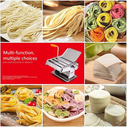 Small multi-functional noodle press, household noodle machine, manual noodle rolling machine, noodle making, dumpling wrapper, wonton wrapper