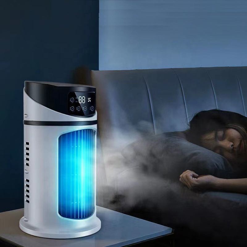 Spray fan, air cooler, home/dormitory/office humidifier, USB multi-functional timer fan