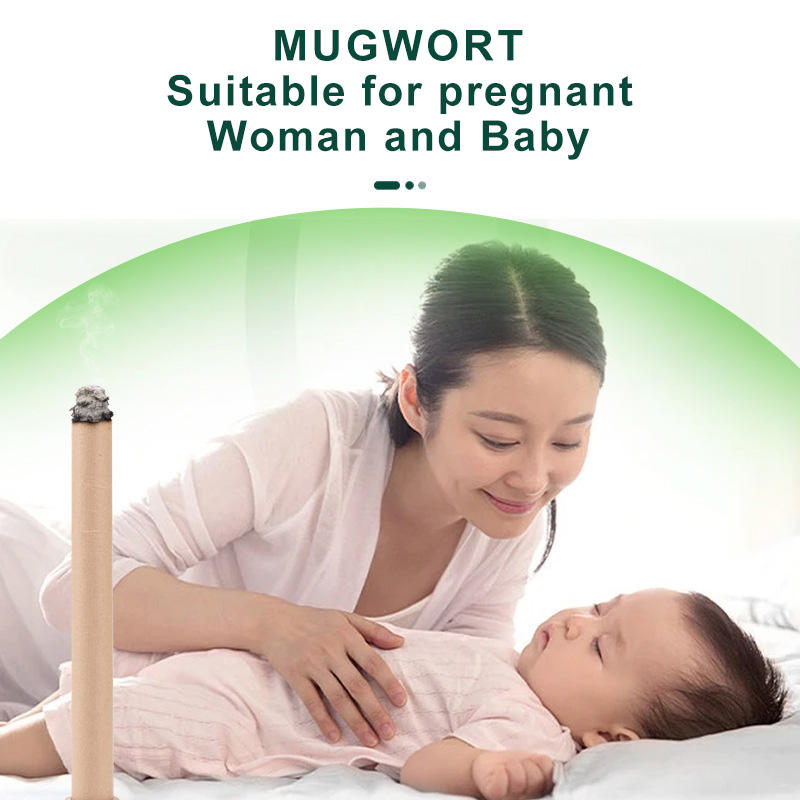 Best-Selling Natural Chinese-Style 100% Wild Mugwort Moxibustion Sticks — For Home Use: Repels Mosquitoes and Freshens the Air