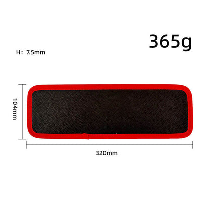 3-Piece Magnetic Tool Mat Set — Magnetic Tool Organizer Mats (Red & Black) — Magnetic Leather-like Pads