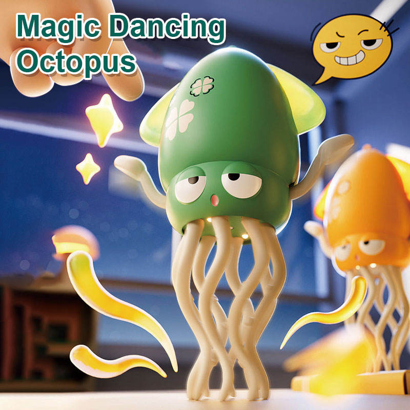 Addictive Dancing Octopus Toy with Electric Sensors and Automatic Obstacle Avoidance for Boys and Girls