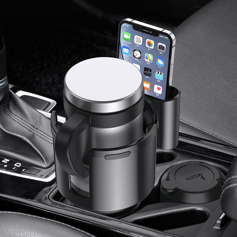 2-in-1 Car Cup Holder, Multifunctional Car Cup Holder, Phone Holder, Extra Large Car Cup and Beverage Holder