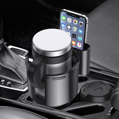 2-in-1 Car Cup Holder, Multifunctional Car Cup Holder, Phone Holder, Extra Large Car Cup and Beverage Holder
