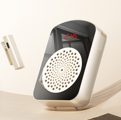Portable Bluetooth lapel microphone with C-type connector