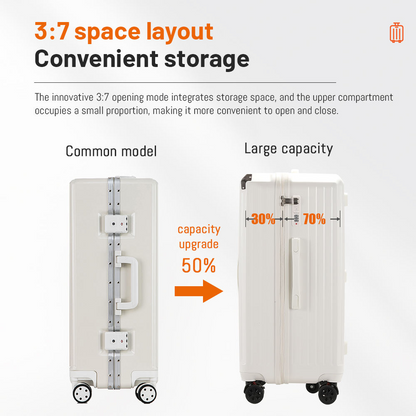 Multifunctional, High-Capacity Rotating Storage Box with Charging Port and Cup Holder — Ideal for Travelers (Men & Women)
