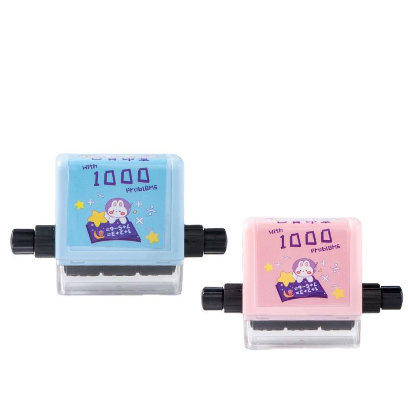 Students practice thousands of addition and subtraction problems within 100. Rolling wheel math stamps, flashing stamps, stamps