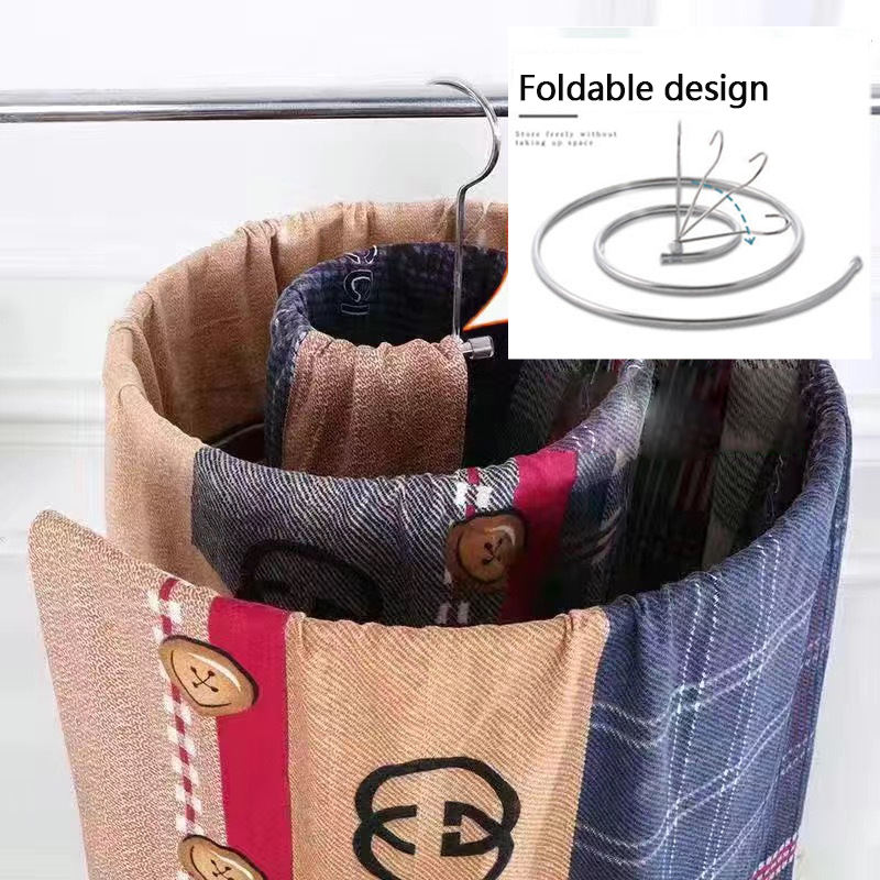 Stainless steel spiral clothes drying rack, large round rotating for home use, for drying quilts, sheets, and duvet covers.