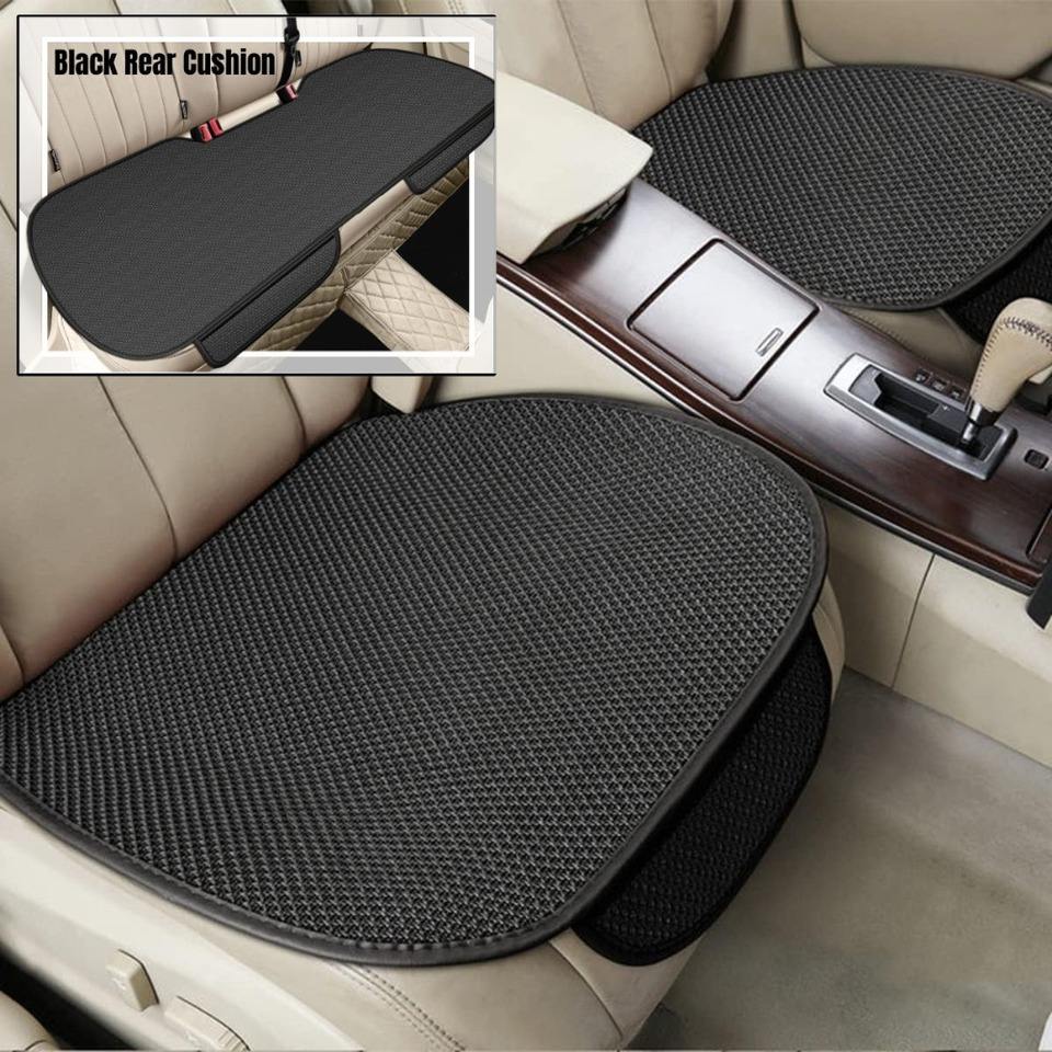 Ice Silk Car Seat Cushion 3-Piece Set — Universal All-Season Seat Pads & Mats