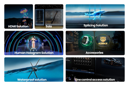 Holographic Projection 3D Fan Advertising Machine Holographic Advertising Machine Air Imaging Naked Eye Fan Screen