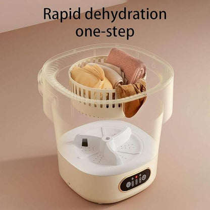 Fully automatic smart washing machine, portable travel mini underwear and sock washing machine