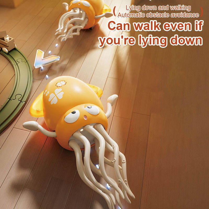 Addictive Dancing Octopus Toy with Electric Sensors and Automatic Obstacle Avoidance for Boys and Girls